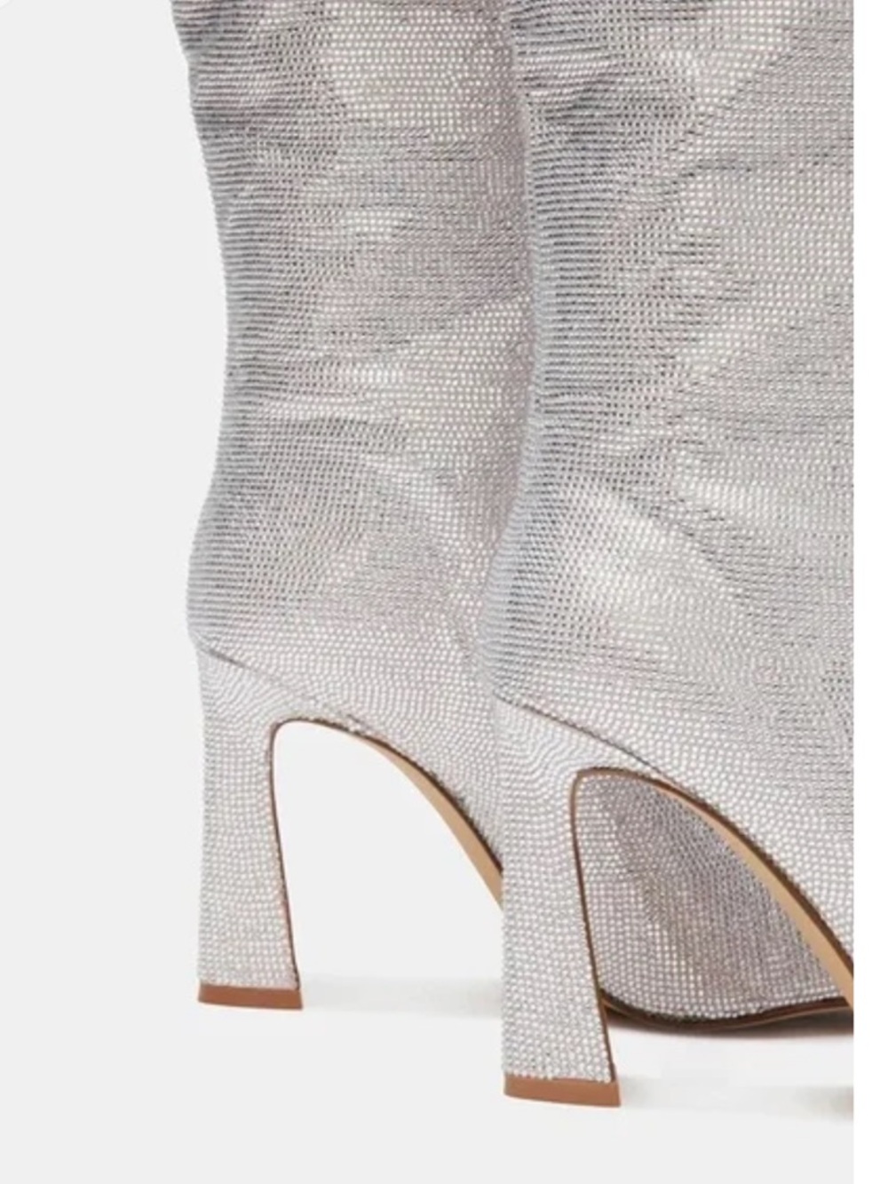 Steve Madden Shayna Rhinestones Knee High Boots - Picture 5 of 8